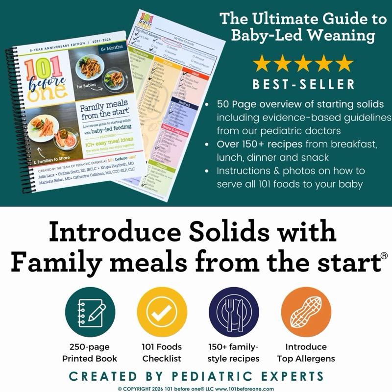First Bites: The Visual Baby-Led Weaning Guide & Food Tracker